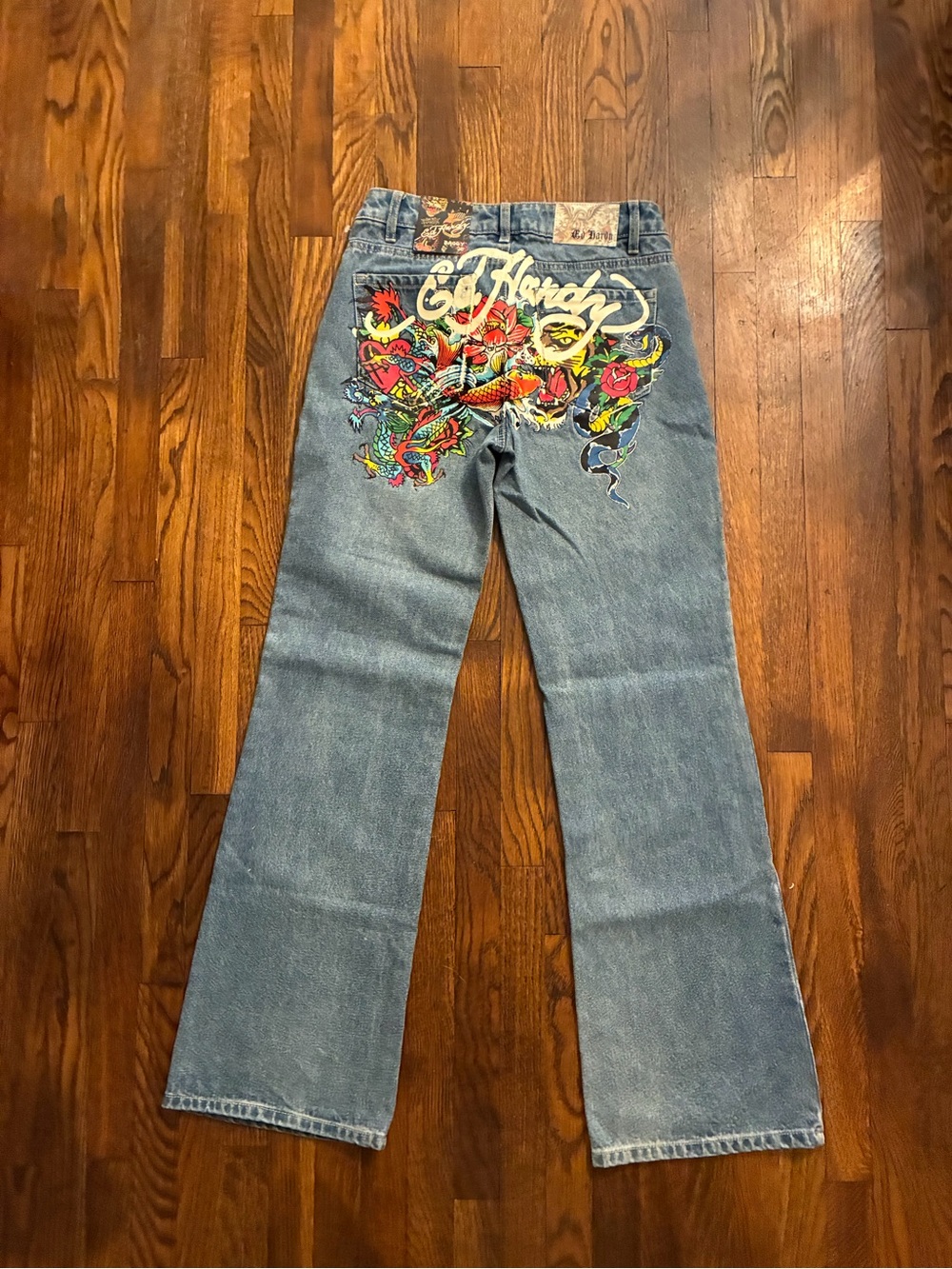 Y2K ed hardy baggy jeans size women’s 26